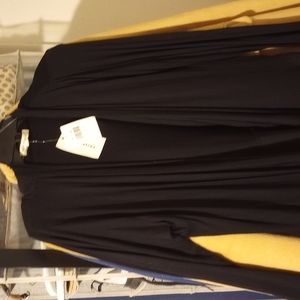 Long Sleeve black large retroology over long sleeve sweater